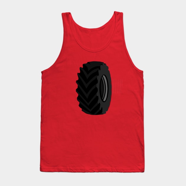 black big wheel Tank Top by momomoma